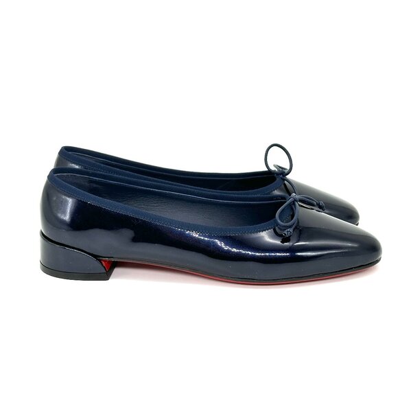 Christian Louboutin SWEETIE JANE FLAT Patent Leather Ballerina Flats Shoes - Picture 11 of 16
